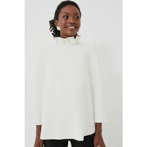 Tuckernuck Ruffle Bow Tie Back Faye Blouse Women's Size Small NWT